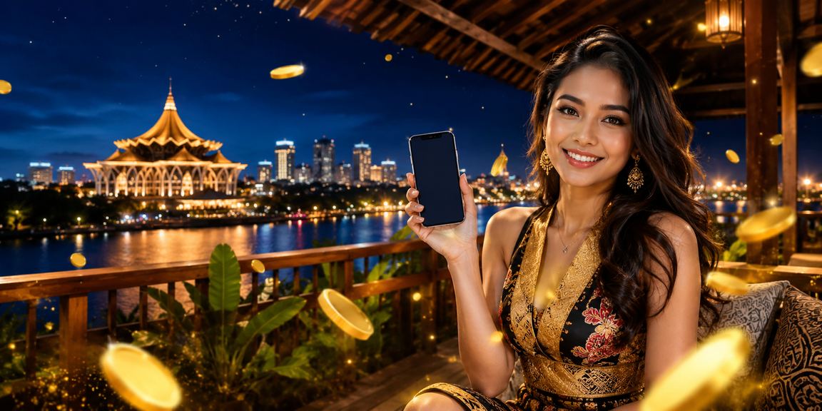 Pemain Sarawak mengakses Baccarat dalam talian melalui telefon pintar